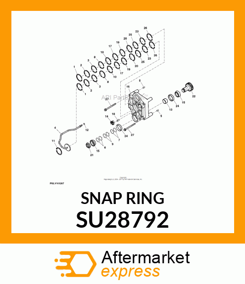 Snap Ring - SNAP RING, SNAP RING, INTERNAL, 2.8 SU28792