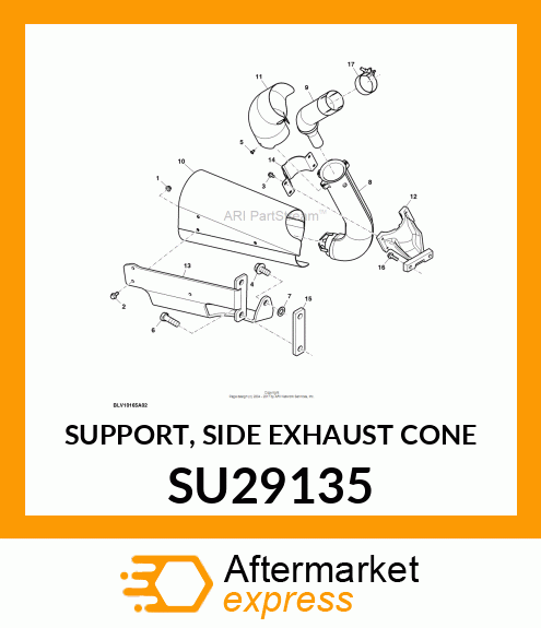 SUPPORT, SIDE EXHAUST CONE SU29135