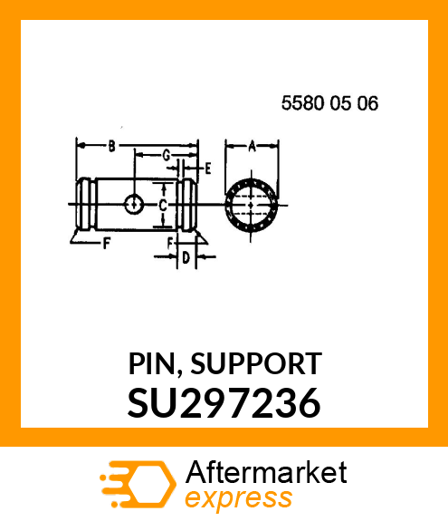 PIN, SUPPORT SU297236