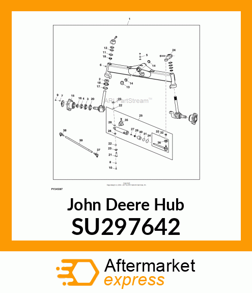 HUB, HUB, WHEEL HUB SU297642