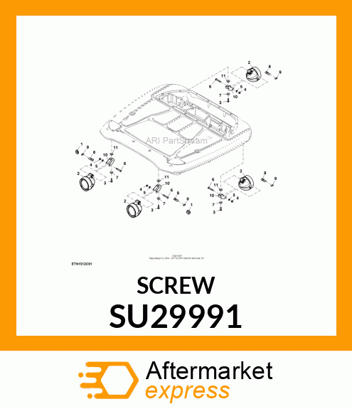 SCREW, SHOULDERED; M8X20 SU29991