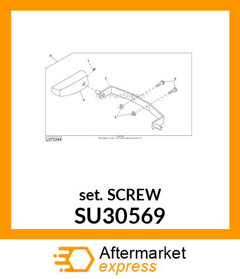 SET SCREW, ARMREST STUD SU30569