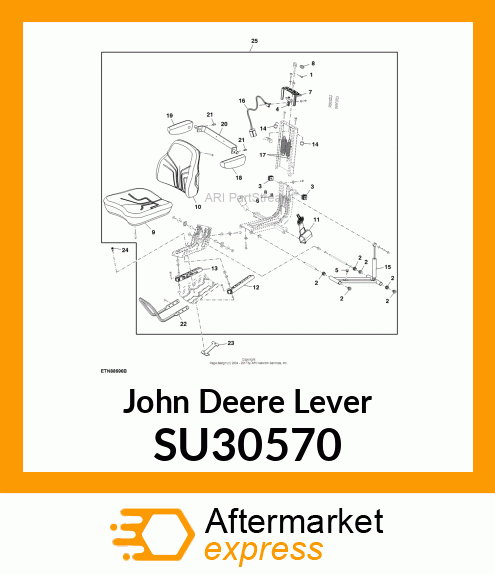 LEVER, FORE / AFT LEVER SU30570