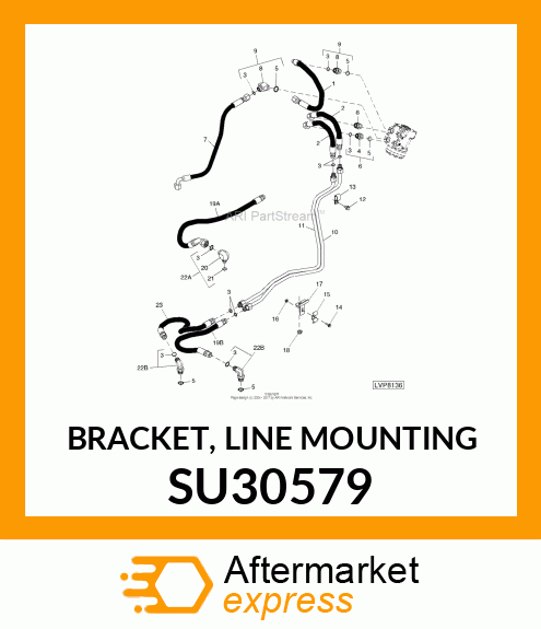 BRACKET, LINE MOUNTING SU30579