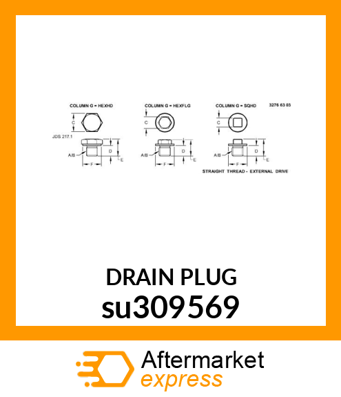 DRAIN PLUG su309569