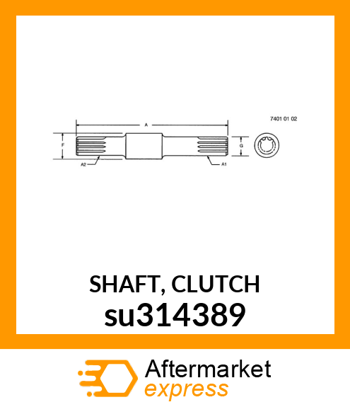 SHAFT, CLUTCH su314389