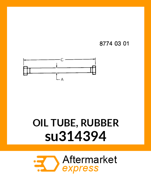 OIL TUBE, RUBBER su314394