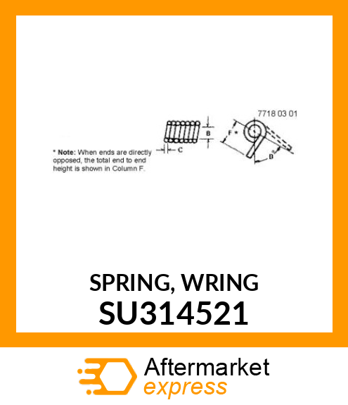 SPRING, WRING SU314521