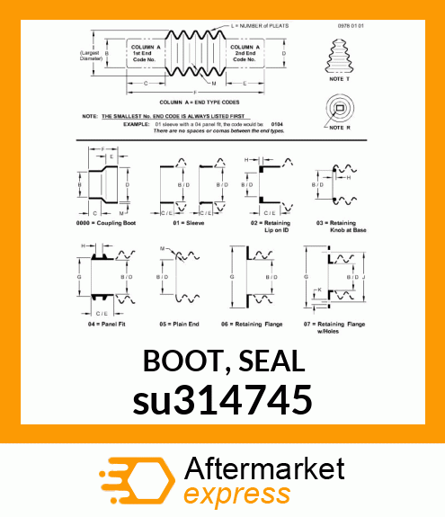 BOOT, SEAL su314745