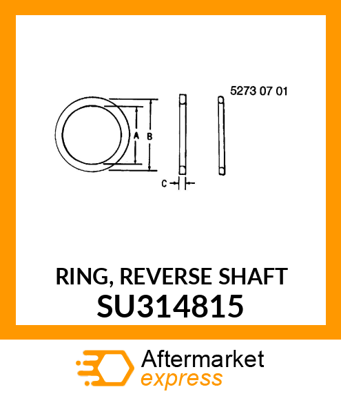 RING, REVERSE SHAFT SU314815