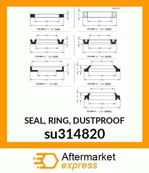 SEAL, RING, DUSTPROOF su314820