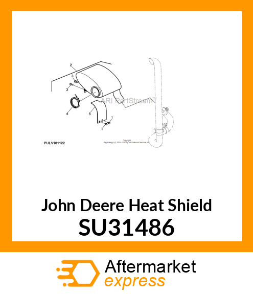 HEAT SHIELD TURBO SU31486