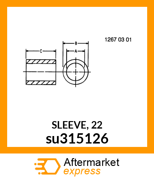 SLEEVE, 22 su315126