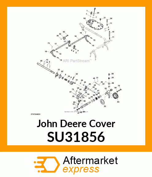 COVER, SHIFT LINKAGE, NON 12/4 SU31856