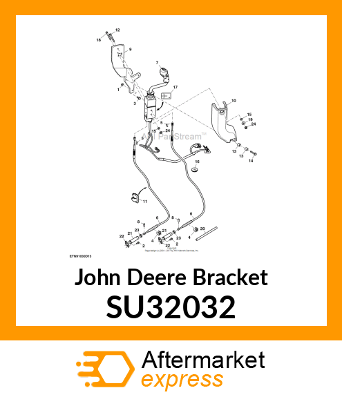 BRACKET, R2 JOYSTICK, CAB SU32032