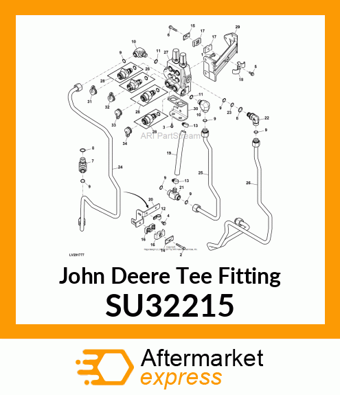 TEE FITTING, TEE FITTING, T SU32215