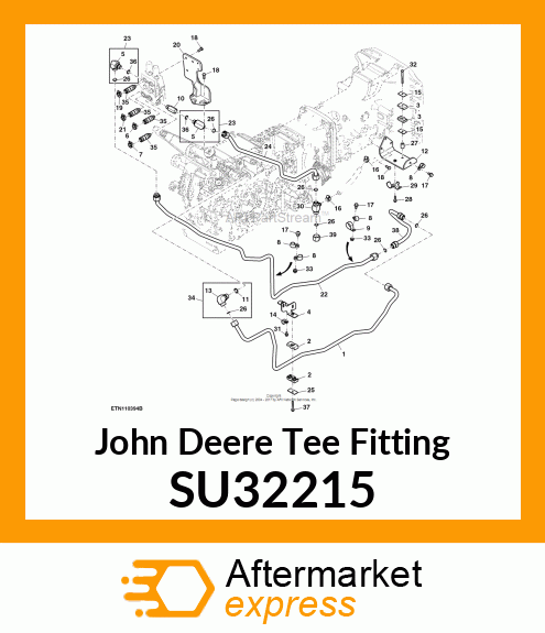 TEE FITTING, TEE FITTING, T SU32215