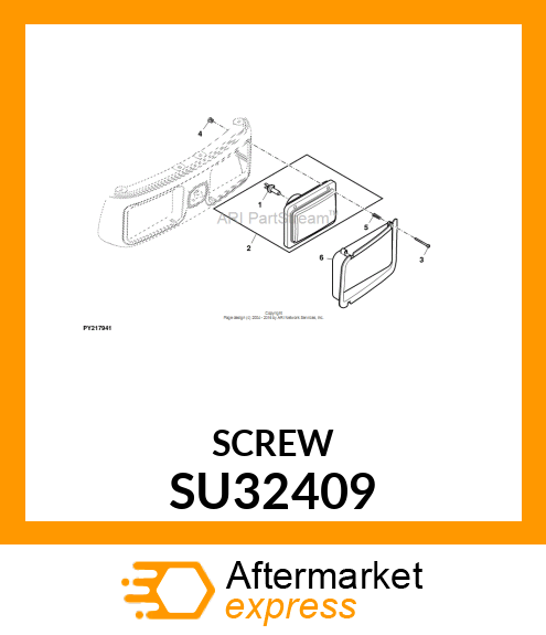 CAP SCREW, SOCKET HEAD M4 X 0.7 SU32409