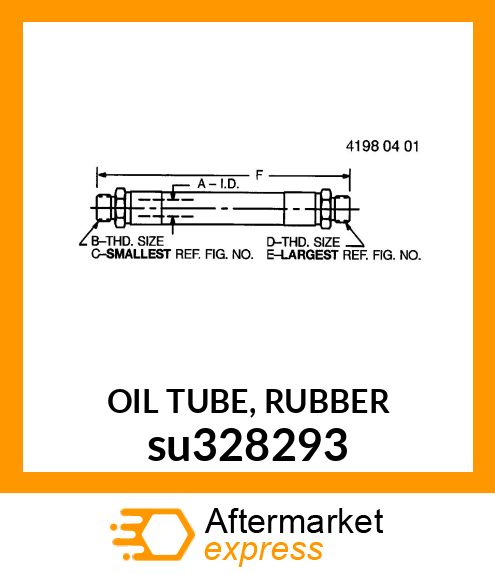 OIL TUBE, RUBBER su328293