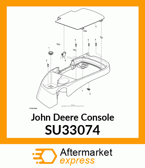 CONSOLE, CONSOLE, SHIFT CONSOLE LH SU33074