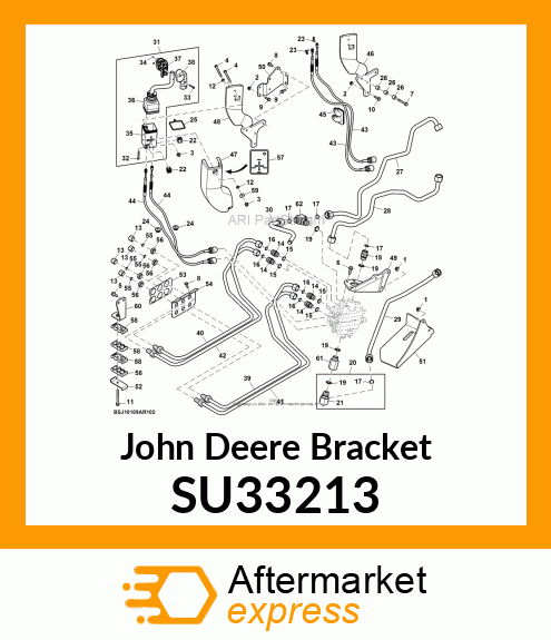 BRACKET, R2 JOYSTICK, OOS SU33213