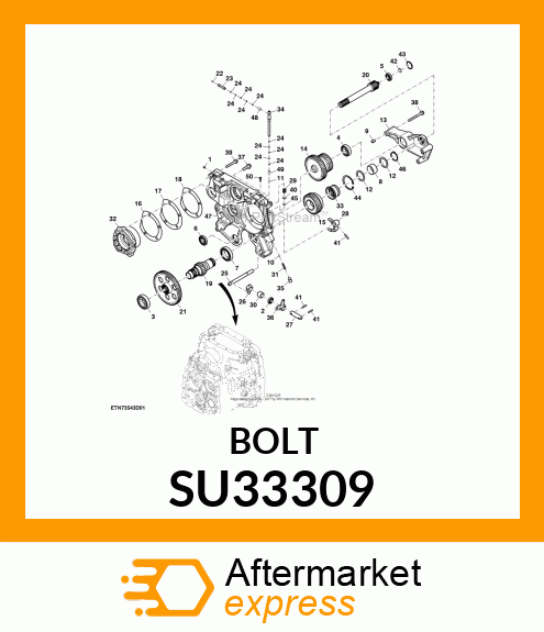 SCREW, FLANGED, METRIC SU33309