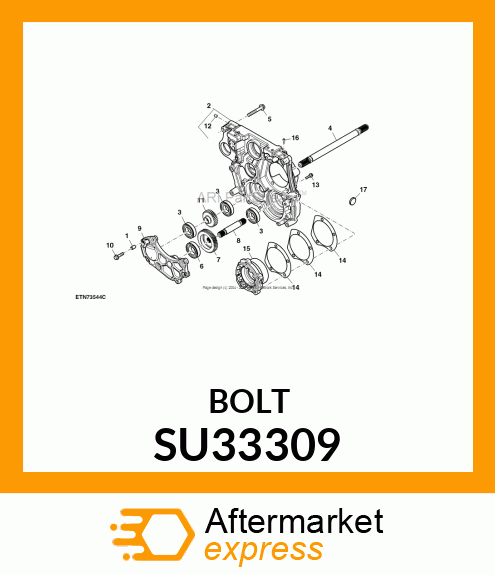 SCREW, FLANGED, METRIC SU33309