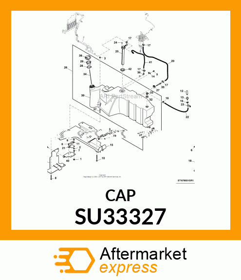 FILLER CAP, GREEN SU33327