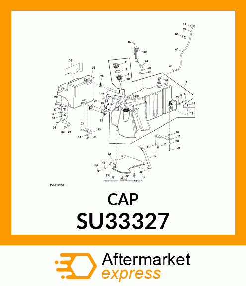 FILLER CAP, GREEN SU33327