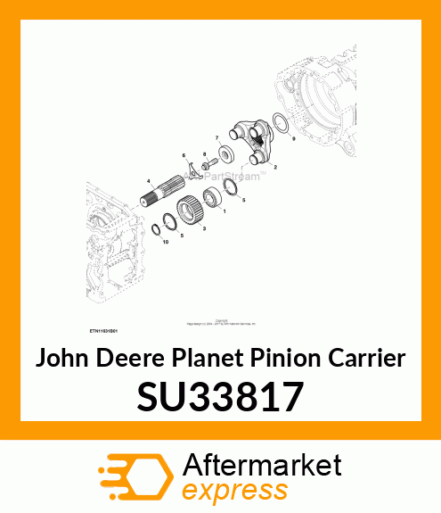 PLANET PINION CARRIER SU33817