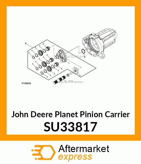 PLANET PINION CARRIER SU33817