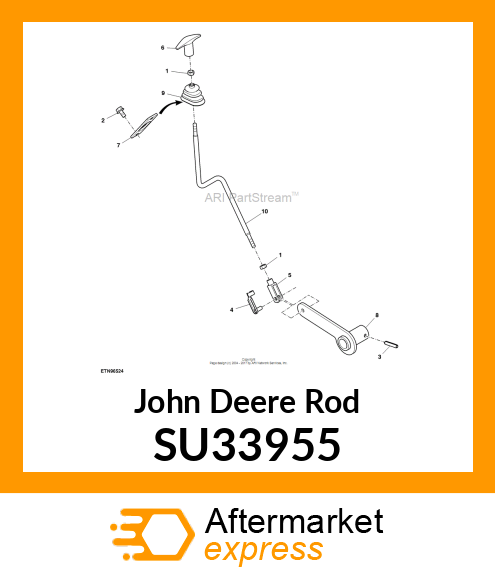 ROD, SHIFTABLE PTO SU33955