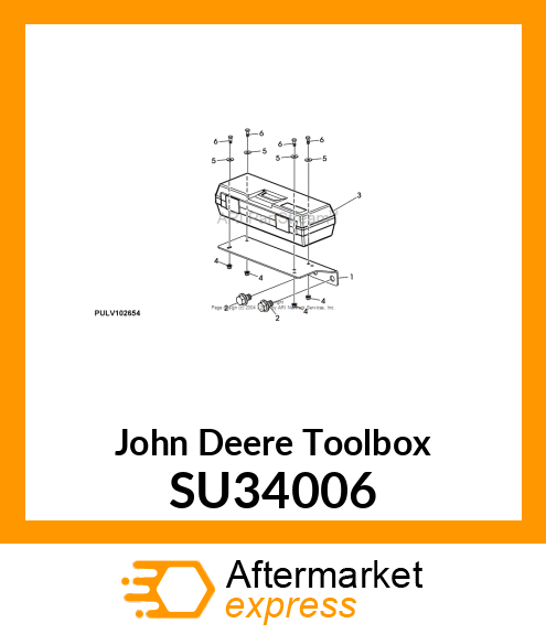 TOOLBOX, TOOLBOX, W/OUT HANDLE SU34006