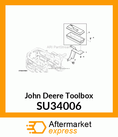 TOOLBOX, TOOLBOX, W/OUT HANDLE SU34006