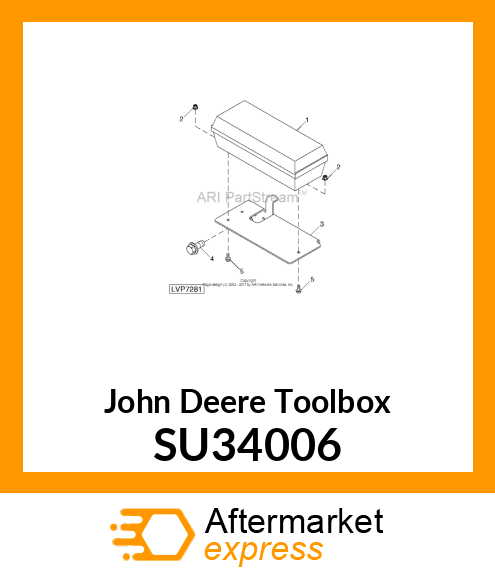 TOOLBOX, TOOLBOX, W/OUT HANDLE SU34006