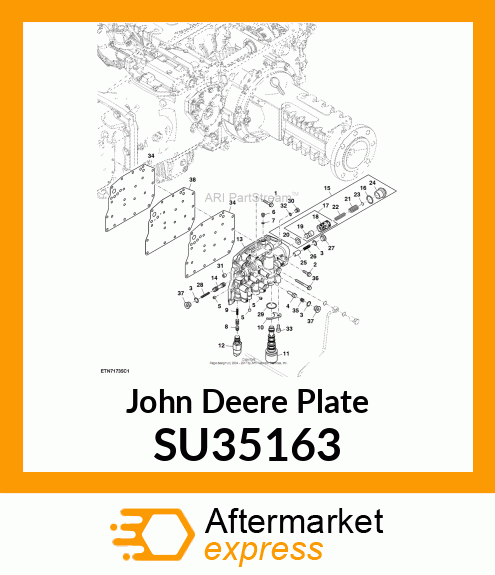 PLATE, ORIFICE, 24X12 PR CONTROL VA SU35163