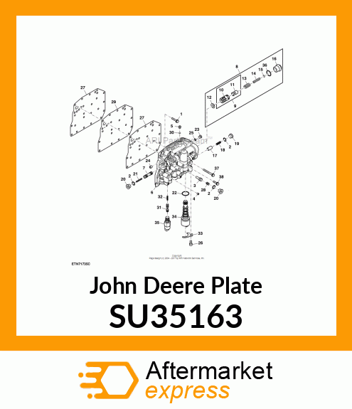 PLATE, ORIFICE, 24X12 PR CONTROL VA SU35163