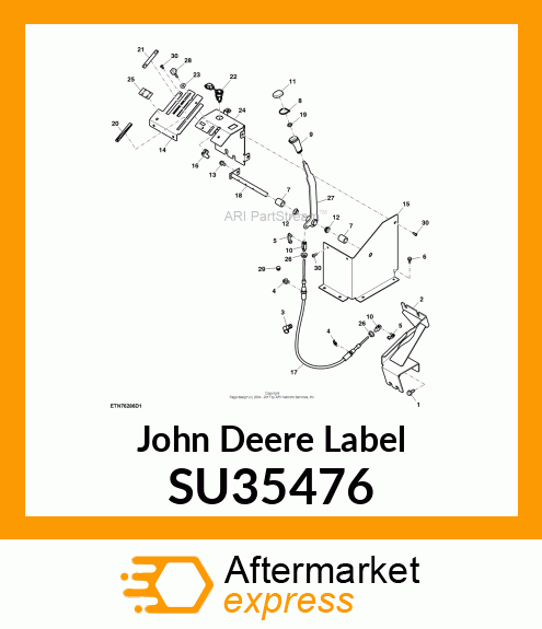 LABEL, DRAFT SENSE CONTROL SU35476