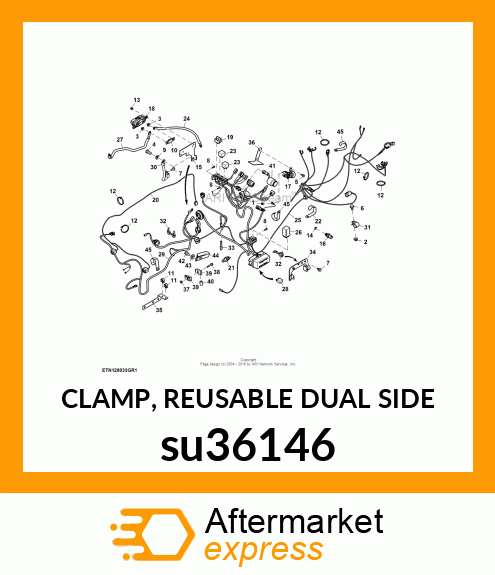 CLAMP, REUSABLE DUAL SIDE su36146