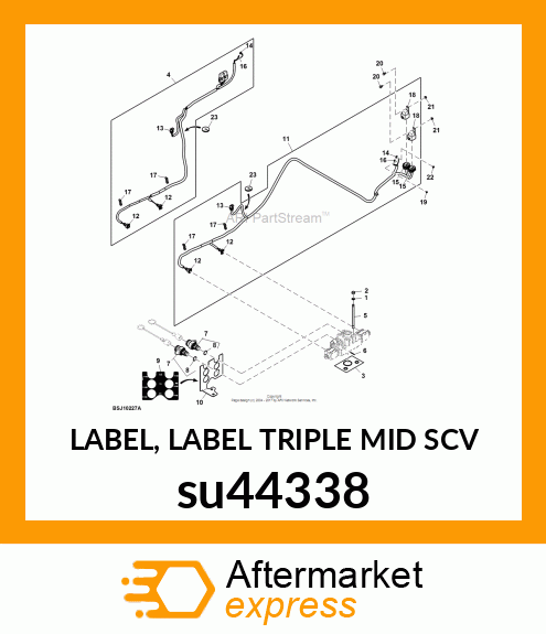 LABEL, LABEL TRIPLE MID SCV su44338