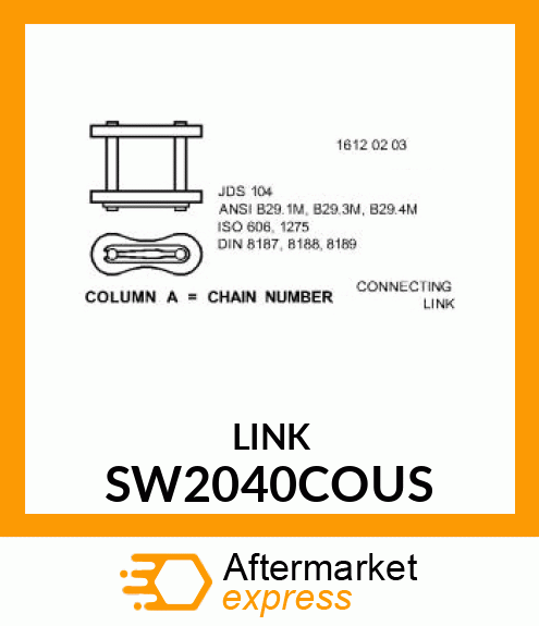 A2040 S/C CO LINK SW2040COUS