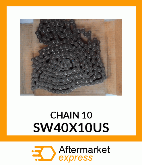 40 ROLLER CHAIN 10FT SW40X10US