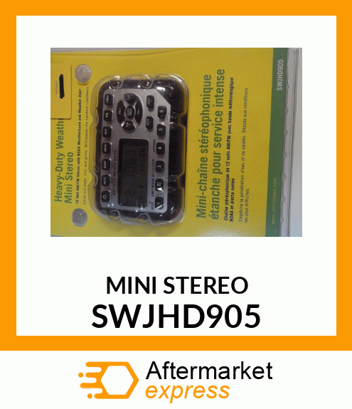 Radio - RADIO, MINI WATERPRF AM/FM/WX SWJHD905