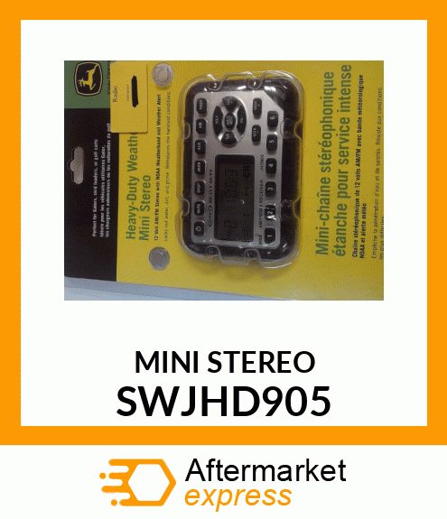 Radio - RADIO, MINI WATERPRF AM/FM/WX SWJHD905