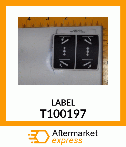 LABEL, STABILIZER CONTROL T100197