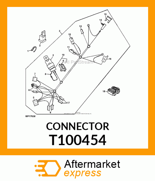 BODY, LINE CONNECTOR T100454