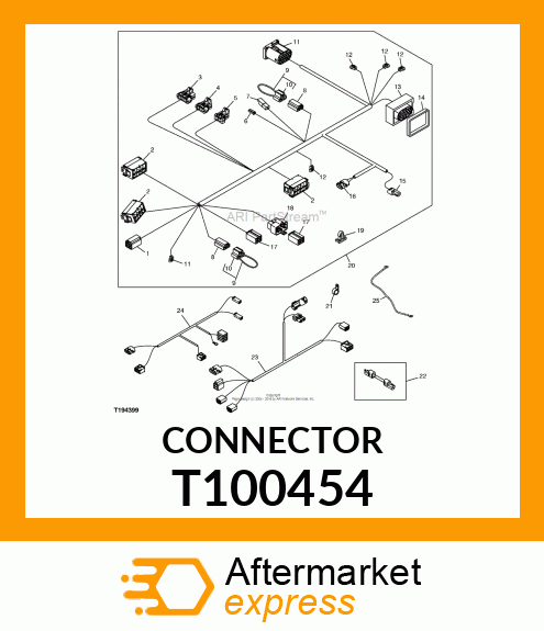 BODY, LINE CONNECTOR T100454