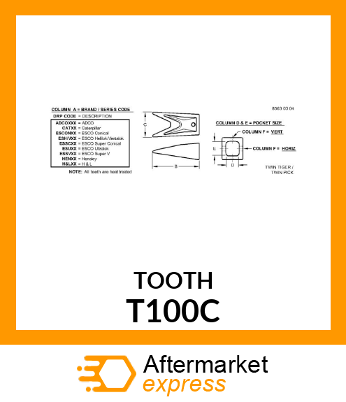 TOOTH T100C