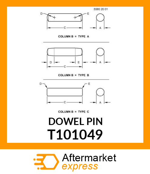 PIN,DOWEL T101049