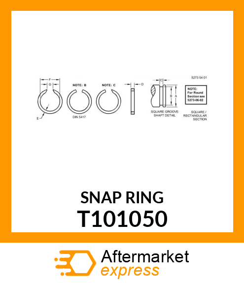 RING,SNAP T101050